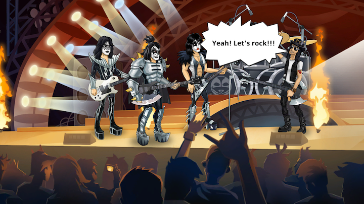 androidアプリ KISS Rock City(キッス・ロック・シティ)攻略スクリーンショット1