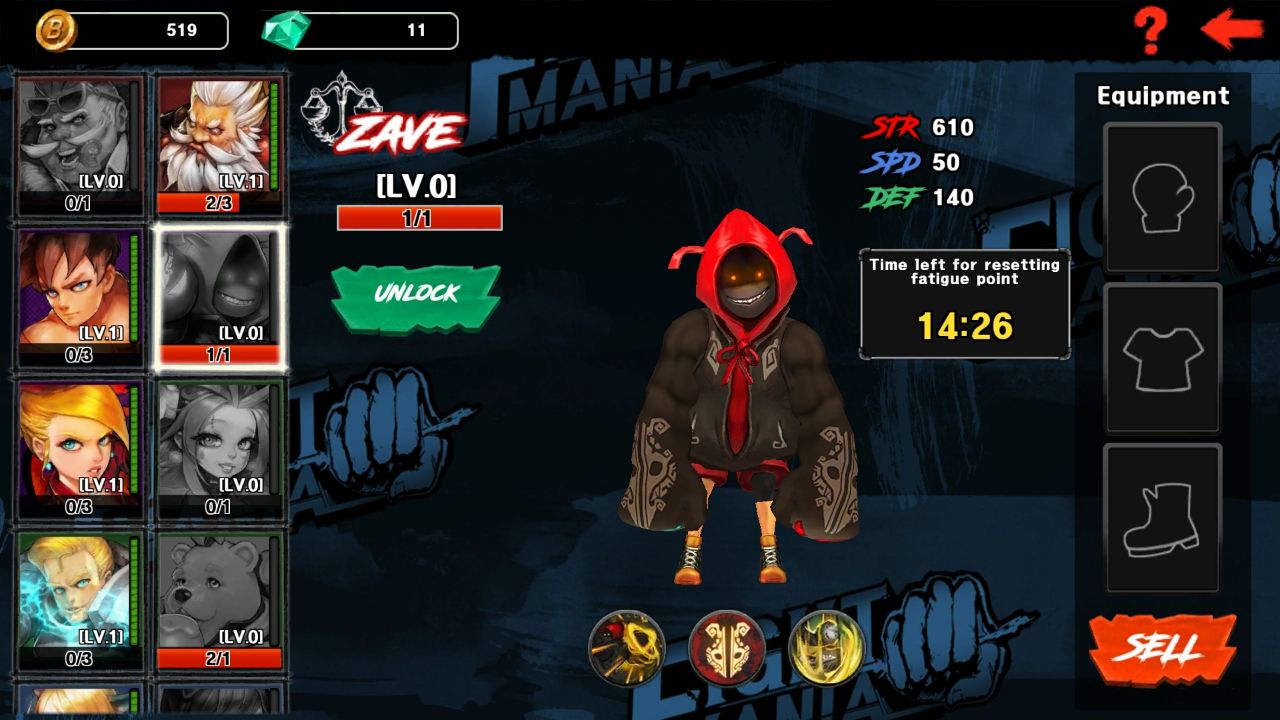 androidアプリ ファイトマニア（Fight Mania）攻略スクリーンショット6