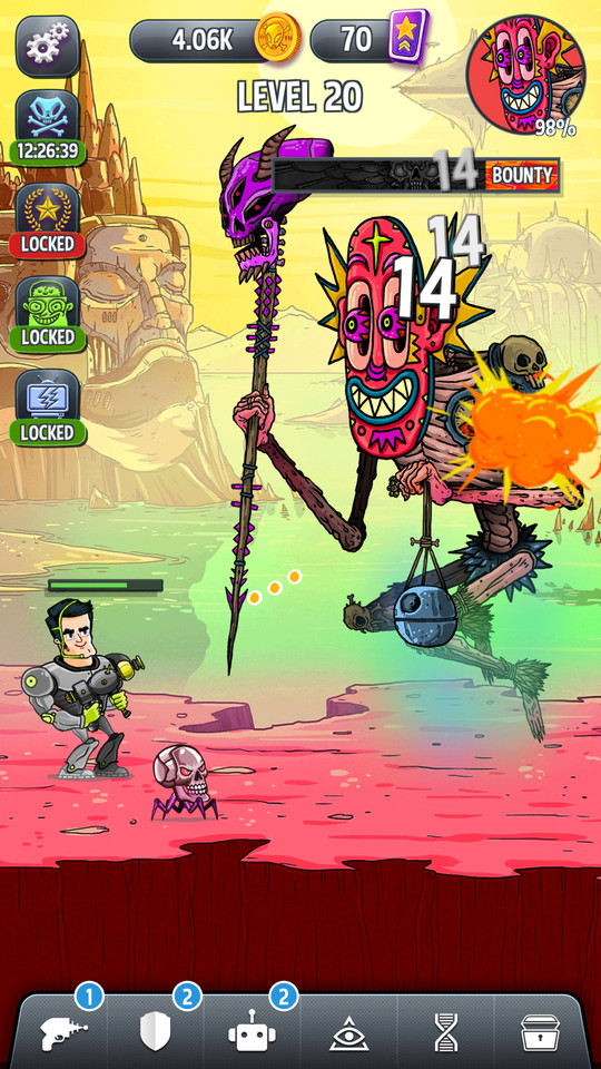 androidアプリ Tap Busters：Galaxy Heroes（タップバスターズ）攻略スクリーンショット2