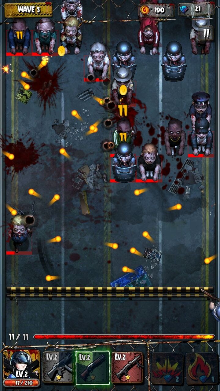 androidアプリ クラッキング　ゾンビ(Cracking Zombies)攻略スクリーンショット2
