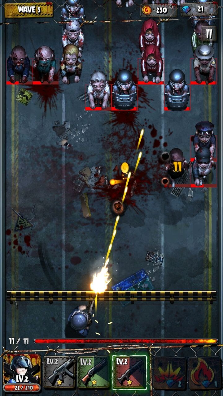 androidアプリ クラッキング　ゾンビ(Cracking Zombies)攻略スクリーンショット3