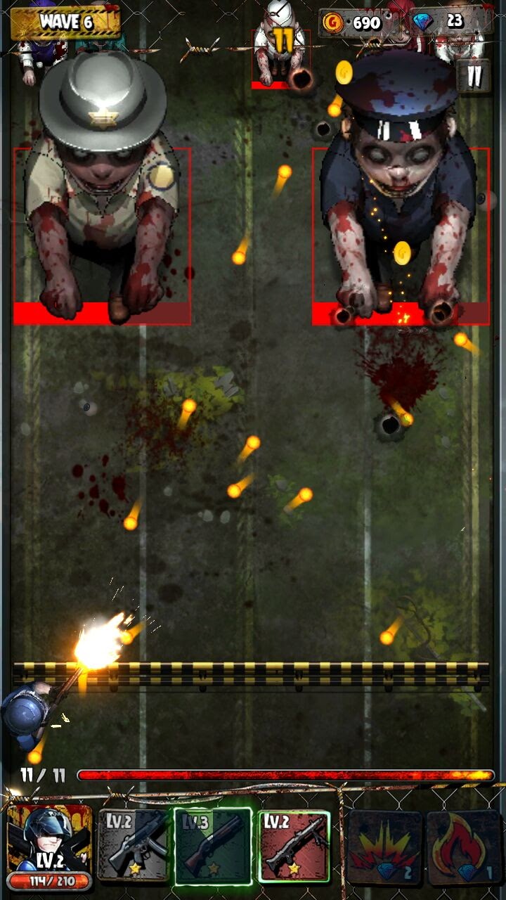 androidアプリ クラッキング　ゾンビ(Cracking Zombies)攻略スクリーンショット4