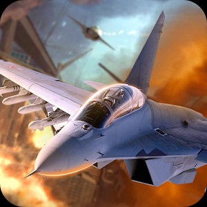 最前線の戦闘機のアプリアイコン