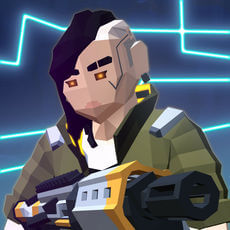 Polygon Grand Cyber Gang: neon punk world 2078（ポリゴングランド サイバーギャング）のアプリアイコン