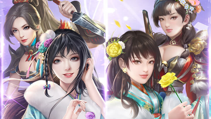 「明日花きらら」コラボが開催中！エロい美女と子作りしながら天下を目指す成り上がりSLG『成り上がり～華と武の戦国』の画像