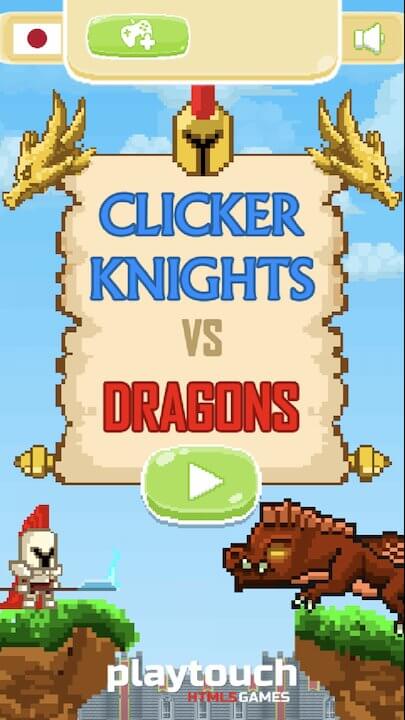 Clicker Knights Vs dragons