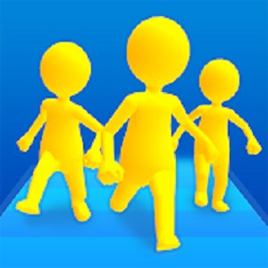 参加して衝突する3Dのアプリアイコン