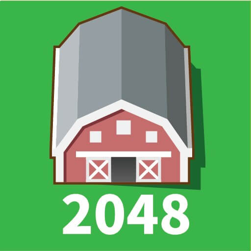 ハロータウン2048：マージ＆タイクーンのアプリアイコン