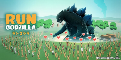 RUN GODZILLA（ラン ゴジラ）配信日と事前登録の情報の画像