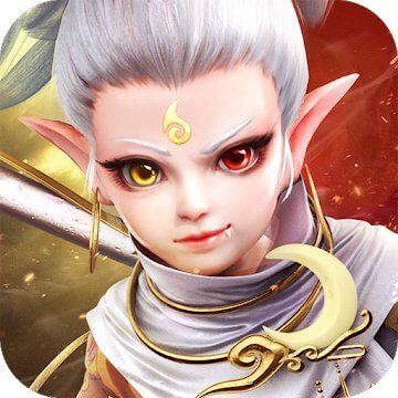 魔神の子-放置の幻想大陸-のアプリアイコン
