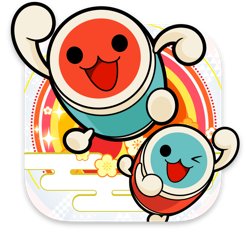 太鼓の達人 Pop Tap Beatのアプリアイコン