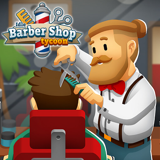Idle Barber Shop Tycoonのアプリアイコン