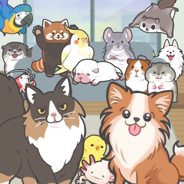 あにまるーむ - 癒しの育成ゲームのアプリアイコン