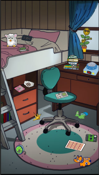 平成レトロ　アイテム探し脱出ゲームの画面