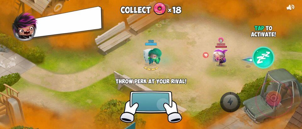 Kids vs Zombies: Donuts Brawl