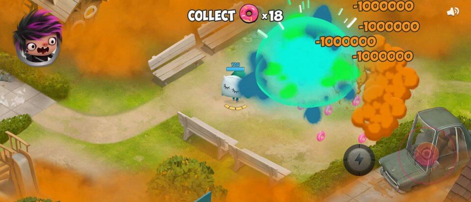 Kids vs Zombies: Donuts Brawl