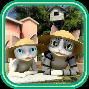 脱出ゲーム　猫様のからくりガーデンからの脱出のアプリアイコン
