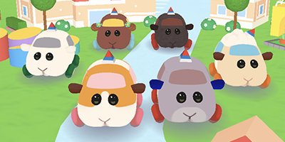 モルカーのACTゲーム「PUI PUI モルカー どきどき ドライビングスクール」サービス開始の画像