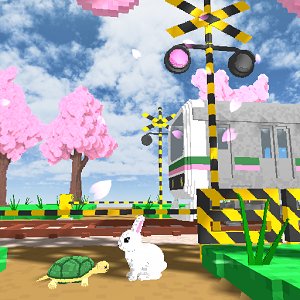 脱出ゲーム　花吹雪のある方へのアプリアイコン