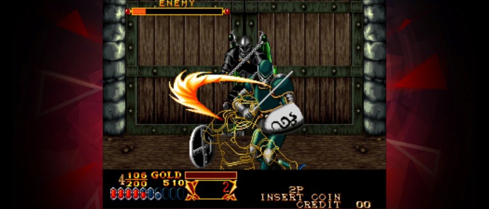 クロスソード アケアカNEOGEOのゲーム画面