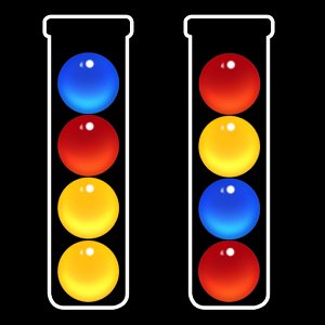 Bubble Sort Color バブルソートカラーパズルのアプリアイコン