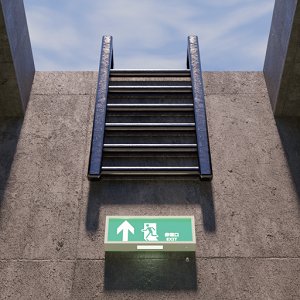 脱出ゲーム 非常口のアプリアイコン