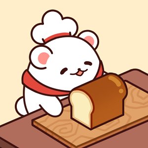 パンくま：私と一緒に料理のアプリアイコン