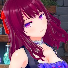 黒猫とリズの魔法のお店の画像