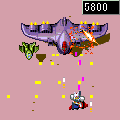 キャラゲー　機動戦士ガンダムの当時のゲーム画面2