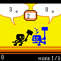 ピコポン F用の当時のゲーム画面