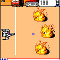 ファイヤーマン F用の当時のゲーム画面