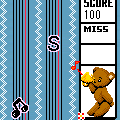 タイピング F用の当時のゲーム画面