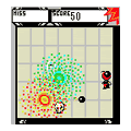ファイヤーワーカー F用の当時のゲーム画面
