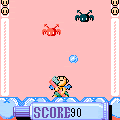 ウォッシング F用の当時のゲーム画面