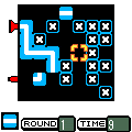 パイプコネクト F用の当時のゲーム画面