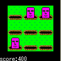 Ｍ叩きの当時のゲーム画面