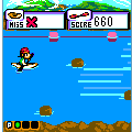 激流カヌー N用の当時のゲーム画面