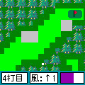 ちょー簡単ゴルフ　1/2下の当時のゲーム画面2