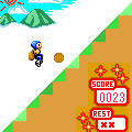 クライム Ｆ用の当時のゲーム画面