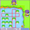 フロッグスクール Ｆ用の当時のゲーム画面