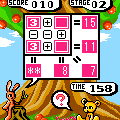 ナンバーロジック  Ｆ用の当時のゲーム画面