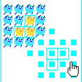 おどるまるパズル２の当時のゲーム画面