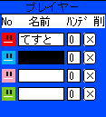 どこでもスコア ゴルフの当時のゲーム画面