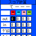 どこでもスコア ゴルフの当時のゲーム画面3