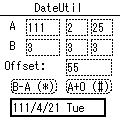 DateUtilの当時のゲーム画面
