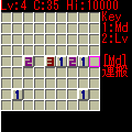 ふらっとタイルの当時のゲーム画面