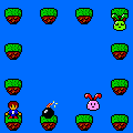 LITTLE ISLANDの当時のゲーム画面