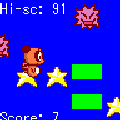 わんきぃポン太の当時のゲーム画面