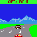 アウトランの当時のゲーム画面4