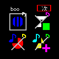 形色音de記憶の当時のゲーム画面